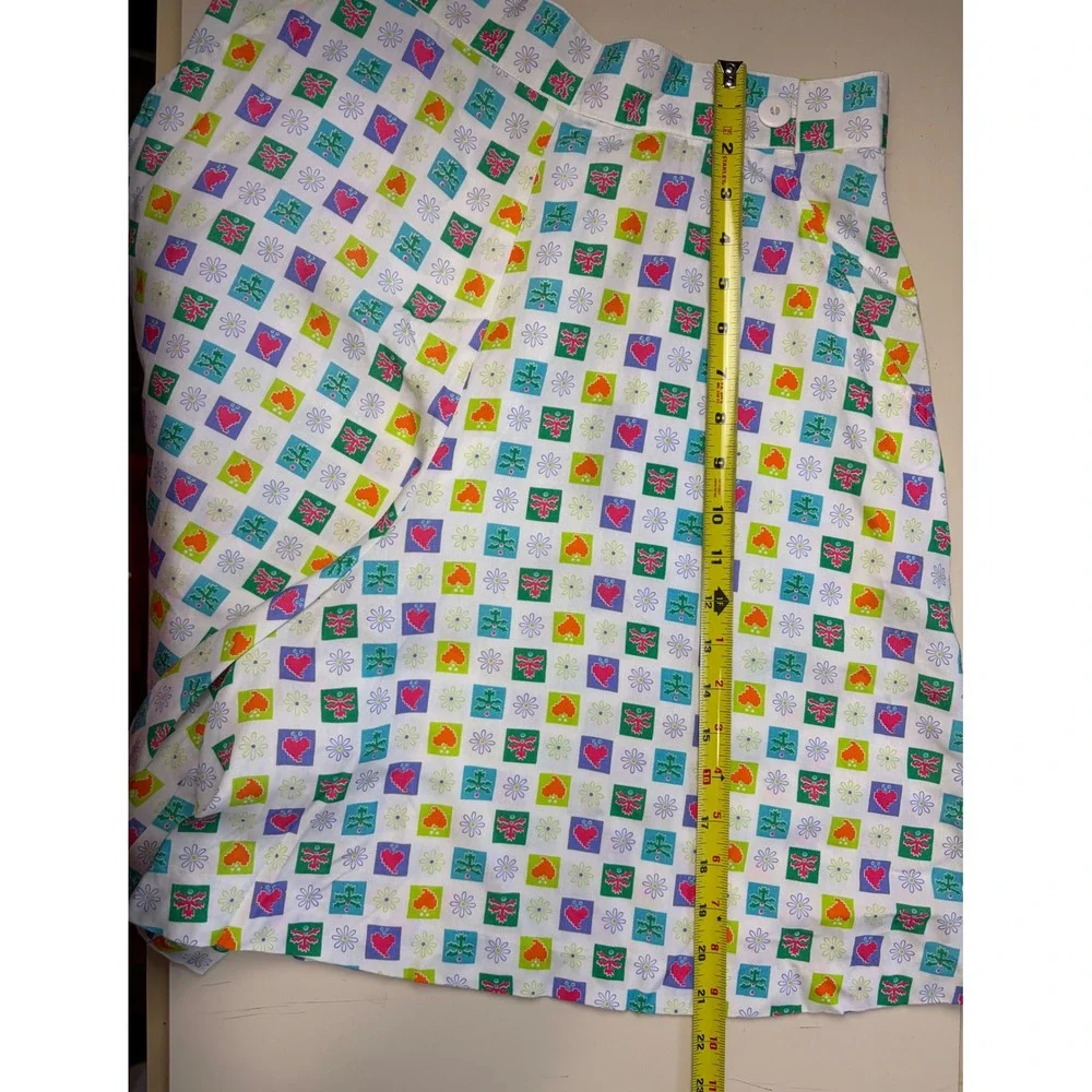 Vintage 90s Funky Print Regatta Sport Culottes Size 10 NWT Maximalist Twee Artsy